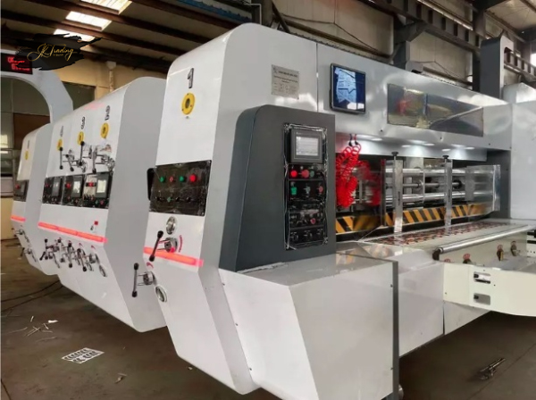 Carton Factory Use The Flexo Water Ink Printing Slotting Die Cutting Box Machine